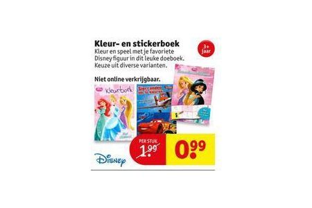 kleur en stickerboek