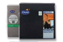 dunilin servetten grijs of zwart