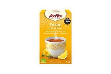 yogi tea detox with lemon