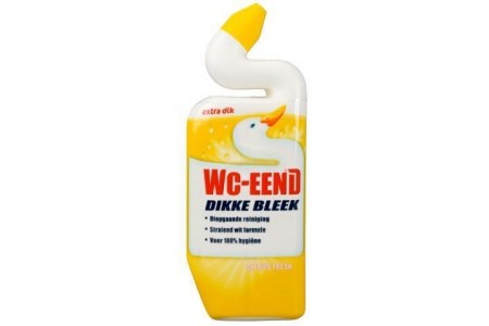 wc eend dikke bleek