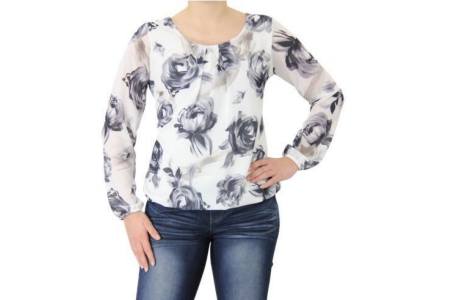 blouse met allover bloemenprint