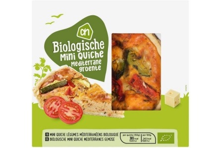 ah biologisch mini quiche mediterrane groenten