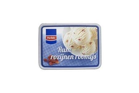 perfekt rum rozijnen roomijs