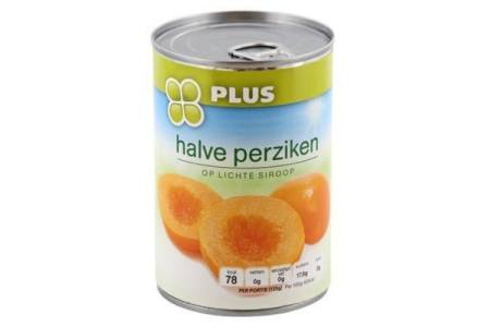 halve perziken op siroop