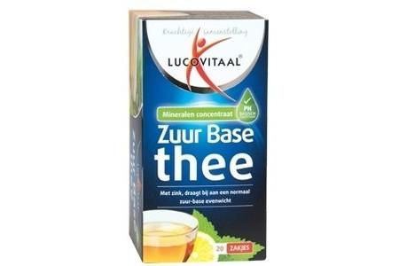 lucovitaal zuur base thee
