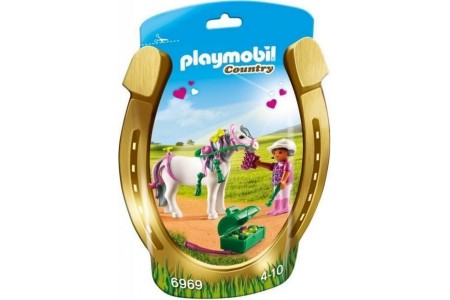 playmobil pony om te versieren hart