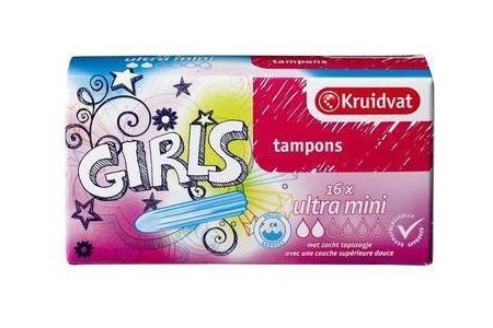 kruidvat girls ultra mini tampons