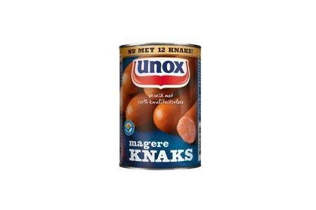 unox knakworst magere knaks