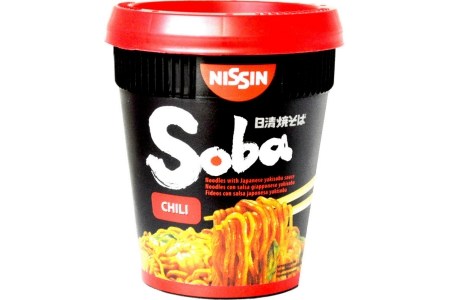 nissin soba chili noodles cup
