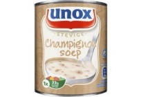 unox champignonsoep in blik