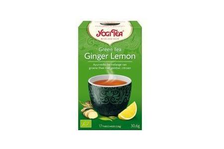 yogi green tea ginger lemon
