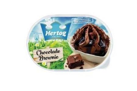 hertog chocolade brownie ijs 900 ml