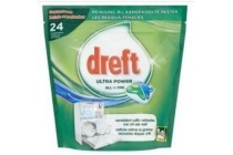 dreft all in one original vaatwastabletten 24 stuks 374 g