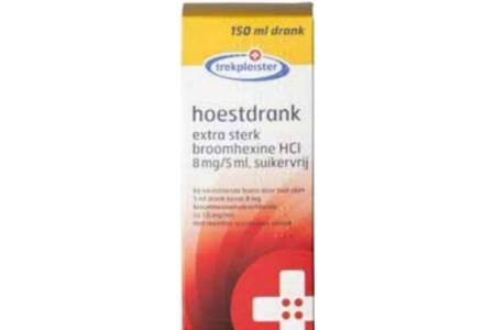 trekpleister hoestdrank 8 mg