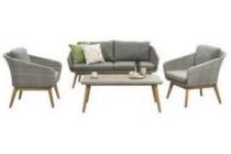 loungeset abruzzo 4 delig incl kussens