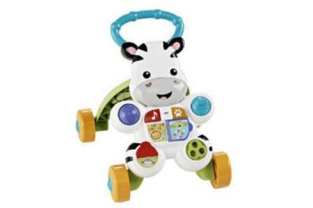 fisher price loopwagen loop met mij zebra