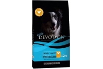 devotion hondenvoer adult light chicken en rice 12 kilo