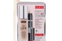 pupa perfect face kit active light foundation