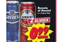 bavaria of amstel halve liter