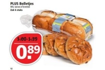 plus bolletjes