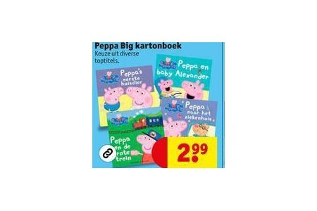 peppa big kartonboek