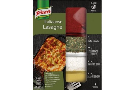 knorr wereldspecial italiaanse lasagne