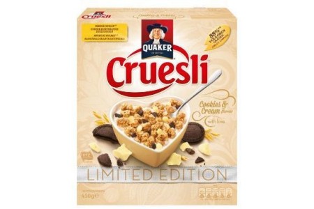 quaker limited edition cookies en cream