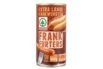 spar frankfurters