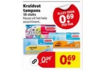 kruidvat tampons