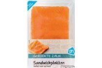 ah gerookte zalm sandwichplakken