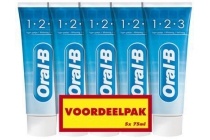 oral b 123 tandpasta voordeelpak