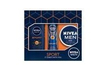 nivea sport for men kadoset