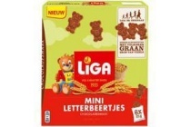 liga mini letterbeertjes chocolade