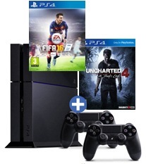 playstation 4 1tb uncharted 4 fifa 2016 call of duty black ops iii of overwatch