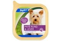 markant pate voor de hond