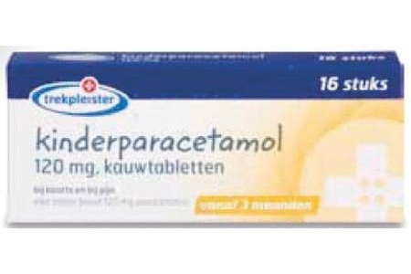 trekpleister kinderparacetamol 120mg