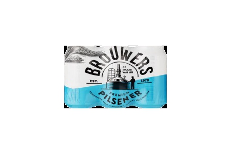 brouwers 6 pack blik