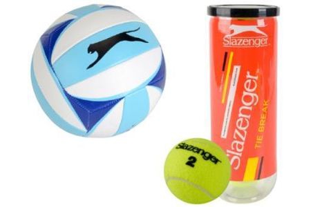 slazenger beach volleybal of tennisballen 3 pack