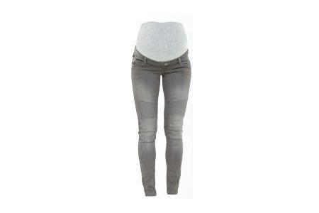 prenatal biker jeans grey denim