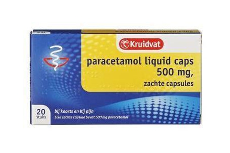 kruidvat paracetamol liquid caps 500mg