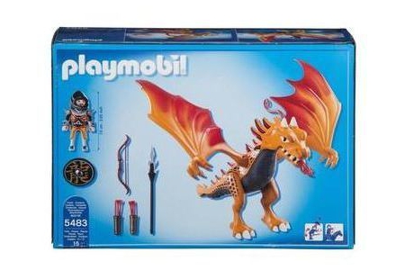 playmobil dragons 5483 gouden draak met soldaat