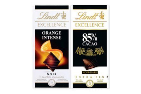 lindt excellence chocolade tablet