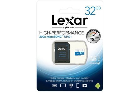 lexar high performance 300x microsdhc 32gb uhs i