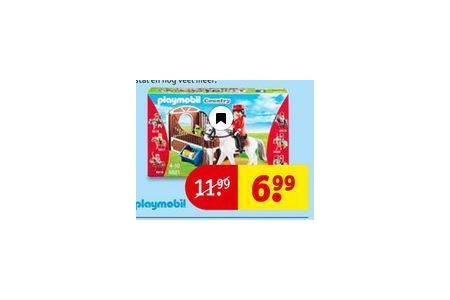 playmobil paard andalusier met box 5521