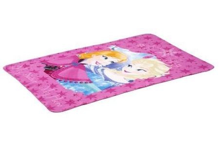 disney frozen fleece plaid roze