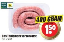 ons thuismerk verse worst