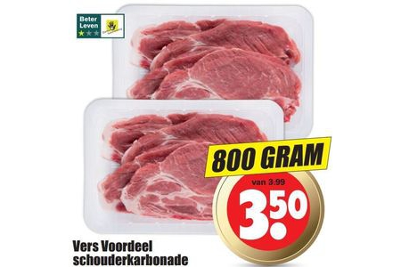 vers voordeel schouderkarbonade