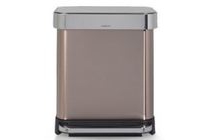 simplehuman afvalemmer liner pocket rose goud