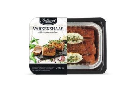 varkenshaas met bieslook roomkaas