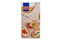 perfekt party toast sesam